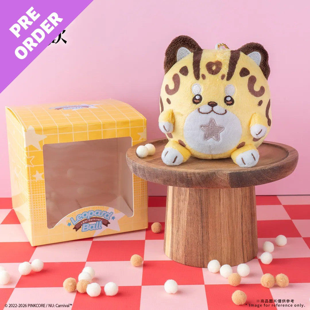 NU: Carnival Leopard Ball ぬいぐるみ　台湾限定 NU: Carnival Neon Carnival The 4th Anniversary Leopard Ball Plush